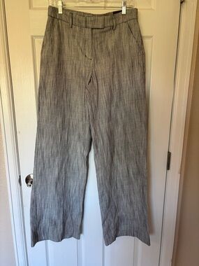 Express Women's Editor relaxed mid rise trouser 100% cotton